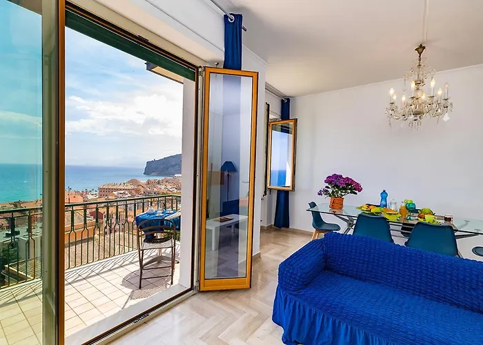 La Casa Nel Blu - Vista Mare, Parcheggio Privato, Deposito Bike * Finale Ligure