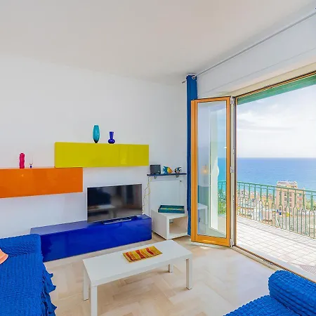 La Casa Nel Blu With A Sea View And Private Parking *