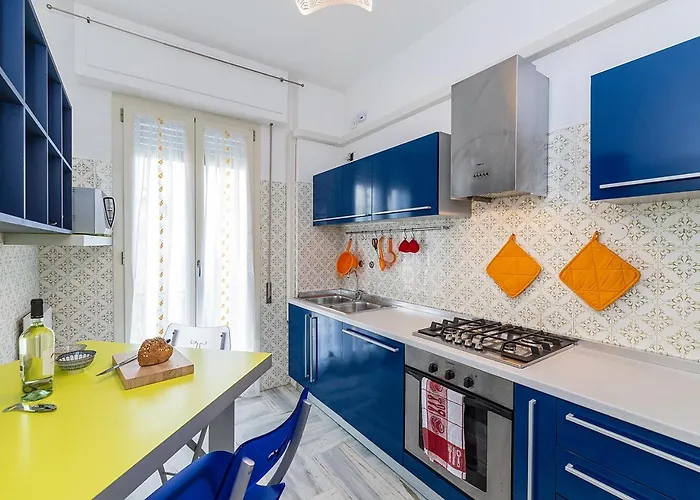 Lägenhet La Casa Nel Blu - Vista Mare, Parcheggio Privato, Deposito Bike