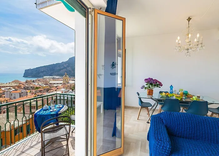 Lägenhet La Casa Nel Blu - Vista Mare, Parcheggio Privato, Deposito Bike