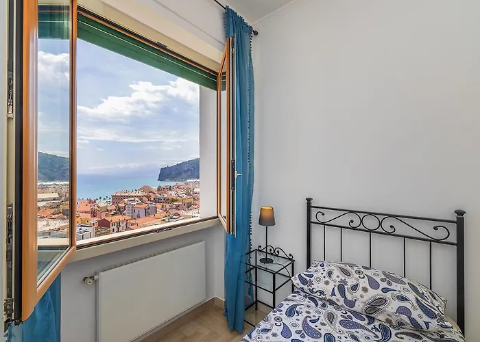 Lägenhet La Casa Nel Blu - Vista Mare, Parcheggio Privato, Deposito Bike